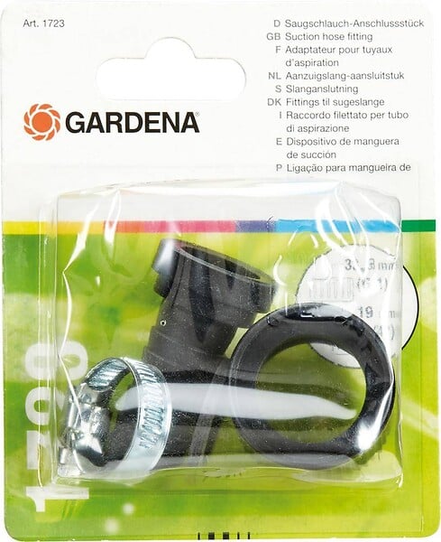 GARDENA - Adaptateur pour tuyau d'aspiration int. 19mm - large