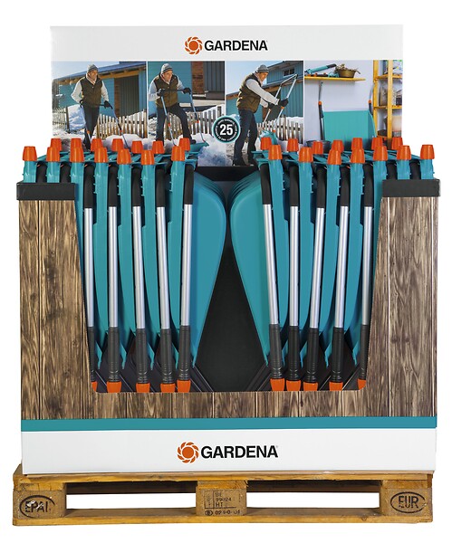 GARDENA - Traîneau à neige - Plastique - 70cm - Bleu - large