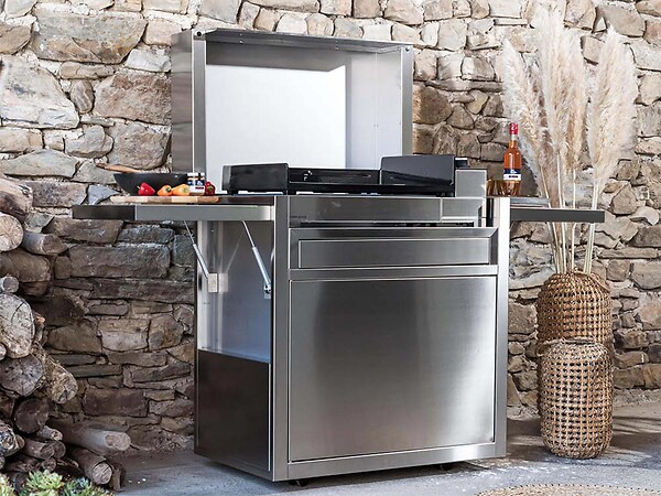 FORGEADOUR - chariot pour plancha inox - chpif751 - large