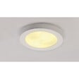SLV - PLASTRA 105 E27, plafonnier rond, plâtre blanc, max. 2x 25W - vignette