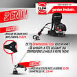 ELEM GARDEN TECHNIC - Débroussailleuse thermique dorsale 52CC - Lame + fils - Elem garden - vignette