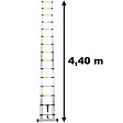 GT MARKET - Échelle télescopique en aluminium - 4.40 mètres - vignette