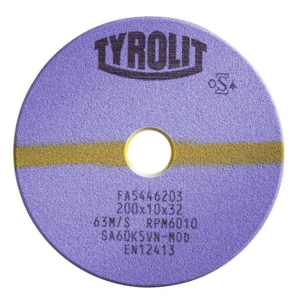 TYROLIT - Meule d'affutage de scies diamètre 150 mm grain 60 alésage 32 mm - large