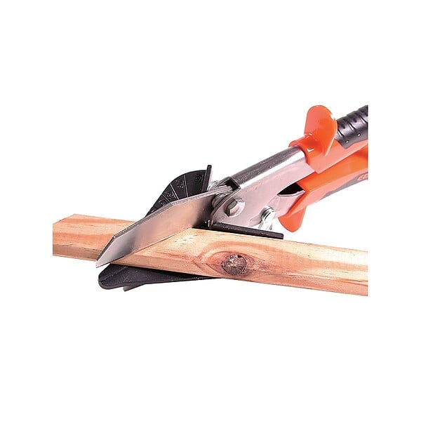 EDMA - Pince de découpe à onglet à angle variable pour coupe de moulures décoratives plinthes en bois joints caoutchouc profilés plastiques PVC - large
