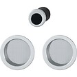 HOPPE - manœuvres encastrées rosace ronde pour porte coulissante intérieure aluminium aspect laiton poli - vignette