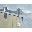 MANTION - Monture intermédiaire fixation sur plat, 2 galets en polyamide montés sur cage à rouleaux - Force 50 kg - Profil associé : 40 x 6 - MANTION - BOB50 - vignette