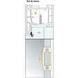 BILCOCQ - Seuil PL 60R REHAU finition argent longueur 6m pour porte d'entrée en applique - vignette