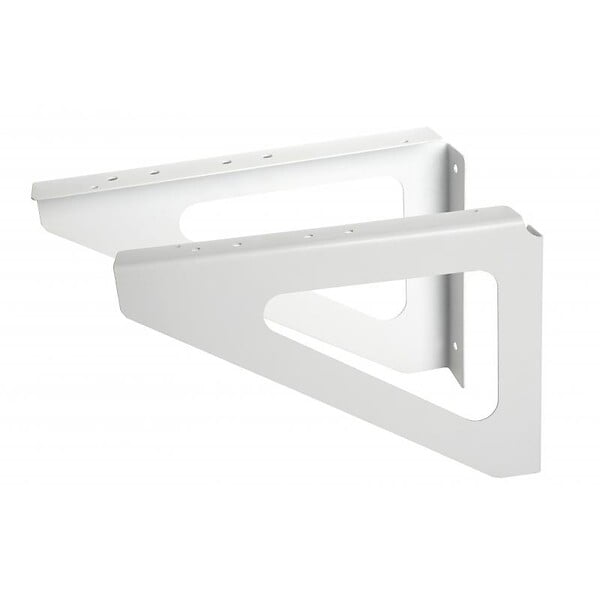 RENZ - Équerre de fixation murale pour boîtes aux lettres Renz - blanc RAL 9016B - large