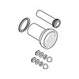 GEBERIT - Jeu de manchettes pour WC suspendu adapté aux bâti-supports Duofix avec joint à lèvres Geberit - Lg 18,5 cm - vignette
