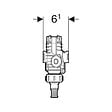 GEBERIT - Robinet flotteur Geberit - Type 380 - Alimentation latérale - Ø3/8 mm - vignette