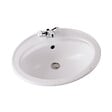 PORCHER - Vasque ronde lavabo Ulysse Porcher - 56 x 46cm - Blanc - vignette