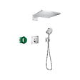 HANSGROHE - kit encastré Raindance E avec mitigeur thermostatique ShowerSelect Square Hansgrohe - vignette