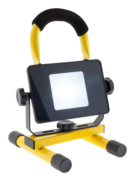 ZENITECH - Projecteur LED rechargeable de chantier 10W - jaune - Zenitech - large