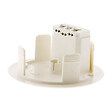 ZENITECH - Couvercle DCL pour boîte applique Ø80mm - Blanc - Zenitech - vignette