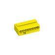 WAGO - Boite de 50 bornes micro - 8 fils - Jaune - Série 243 Courant faible - vignette