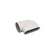 ALDES - Coude mixte horizontal 90° Minigaine pour conduits rigides PVC - 60 x 200mm - ø125mm - vignette