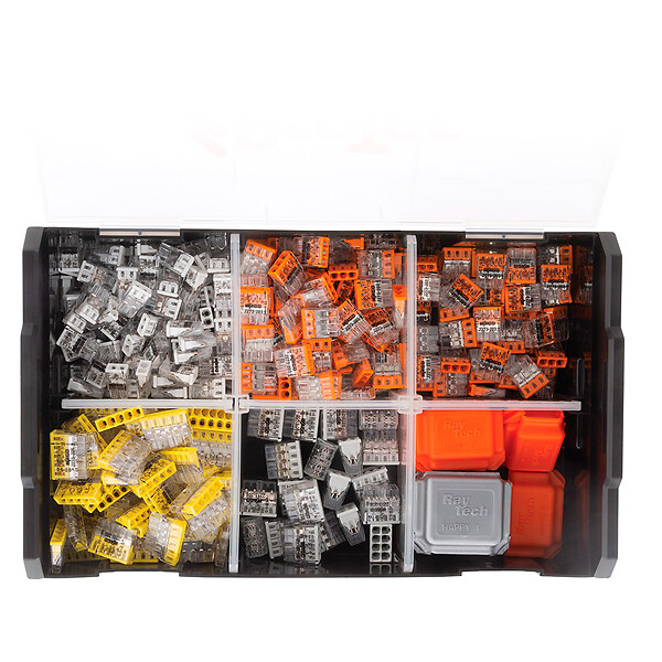 PROTEC - Valise rangement 300 bornes connexion S2273 + 6 Gelbox - Protec - large