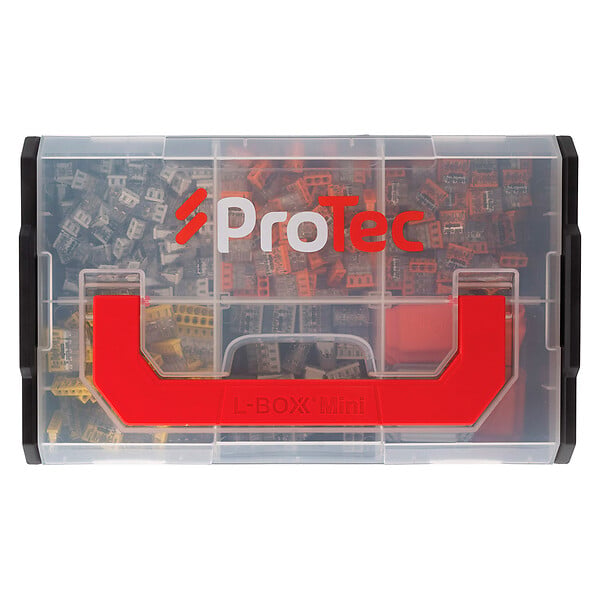 PROTEC - Valise rangement 300 bornes connexion S2273 + 6 Gelbox - Protec - large
