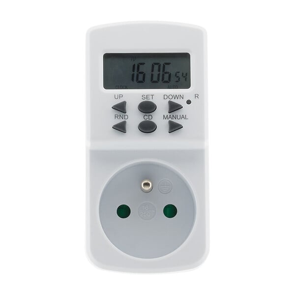 OTIO - Mini programmateur digital hebdomadaire - Blanc - Otio - large