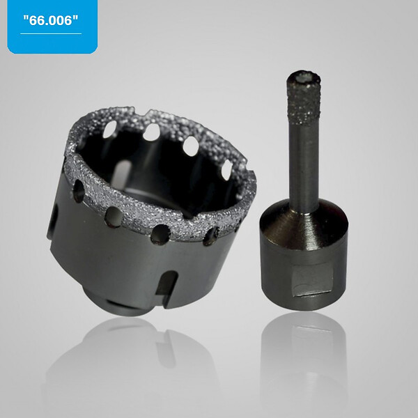 LEMAN - Scie trépan diamant M14 Leman SA - Grès cérame - Ø 44 mm - large