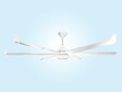 KLASSFAN - Ventilateur de plafond ø236 cm avec Wifi Réversible Hypersilence - vignette