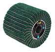 FAR TOOLS - Brosse fibre synthétique et lamelles abrasives D120mm-L100mm - vignette
