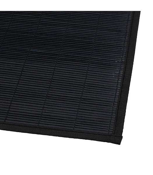 5 FIVE SIMPLY SMART - Tapis de Bain Lattes en Bambou Noir 120 x 170 cm - large