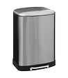 5 FIVE SIMPLY SMART - Poubelle en Métal Inox  50 Litres ouverture à pédale - vignette