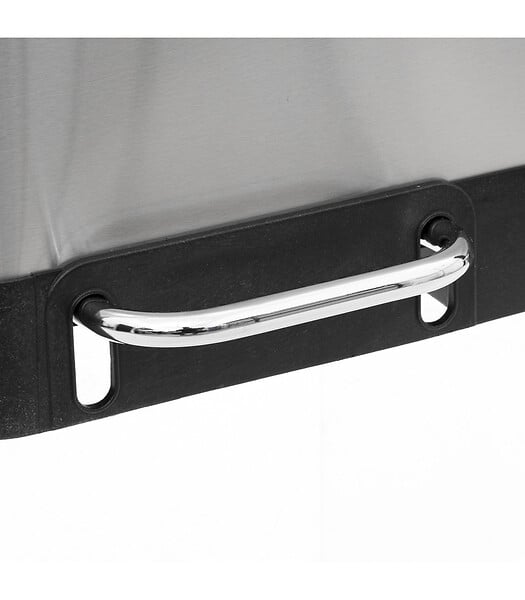 5 FIVE SIMPLY SMART - Poubelle de Tri sélectif en Inox 2 bacs de 30 Litres ouverture à pédale - large
