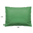OVIALA - Pouf de jardin en polyester vert cactus 140 x 120 cm - Solys - vignette
