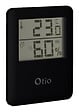 OTIO - Thermomètre hygromètre digital intérieur - Noir - Otio - vignette
