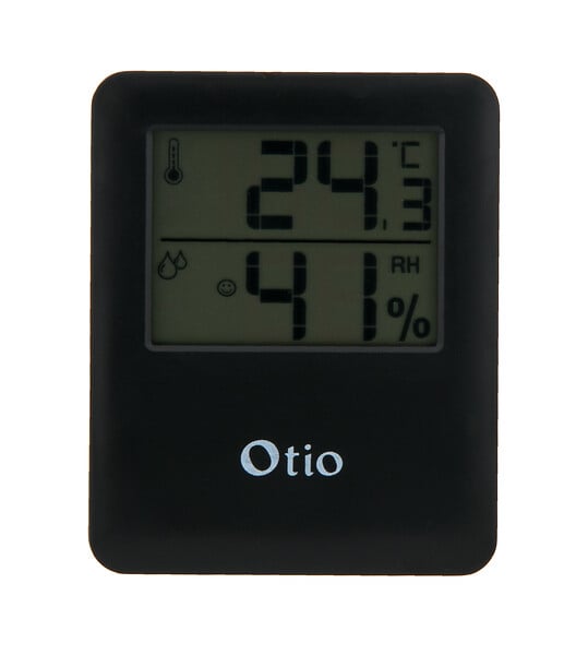 OTIO - Thermomètre hygromètre digital intérieur - Noir - Otio - large