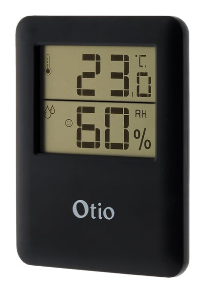 OTIO - Thermomètre hygromètre digital intérieur - Noir - Otio - large