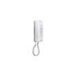 AIPHONE - Poste audio Aiphone avec combiné - 2 fils - 2 boutons de commande - Blanc - vignette