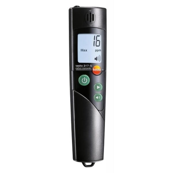 TESTO SARL - Detecteur dalarme de monoxyde de carbone ambiant, 317-5. - large
