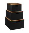 5 FIVE SIMPLY SMART - Boite x3 couvercle bambou bava - vignette