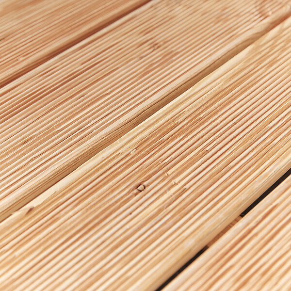 CERLAND - Dalle de terrasse Meleze - Bois - 50x50cm - large