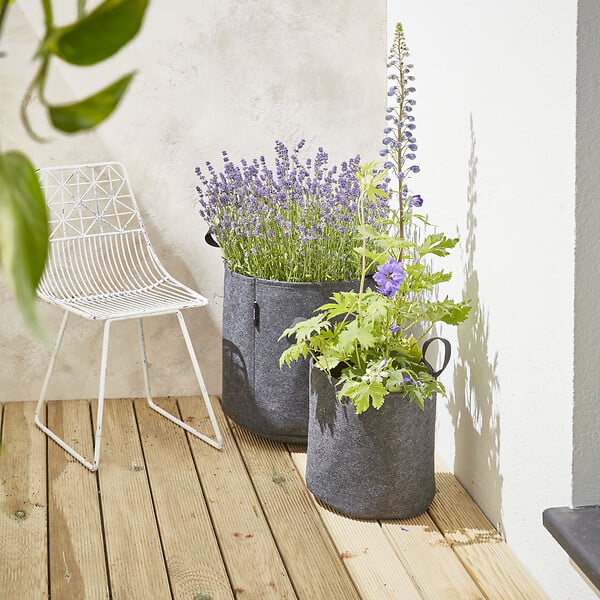 CERLAND - Sac de plantation géotextile Bag4Plant Gris anthracite 12,3L - large