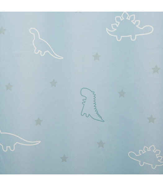 ATMOSPHERA - Rideau occultant Bleu avec Dinosaures phosphorescents 140 x 250 cm - large