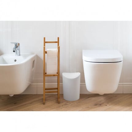 TATAY - Poubelle 6 litres Standard Blanc couvercle basculant - large
