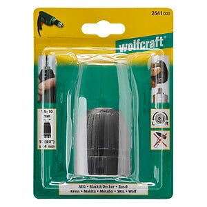 WOLFCRAFT - 1 Mandrin auto-ser. D13mm ''x20 - large