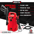 BRICK - Nettoyeur haute pression 1400W - 105 bars - Buse turbo et buse rotative - vignette