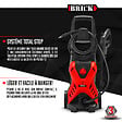 BRICK - Nettoyeur haute pression 1700W - 135 bars sur roues - Buse turbo et buse rotative - vignette