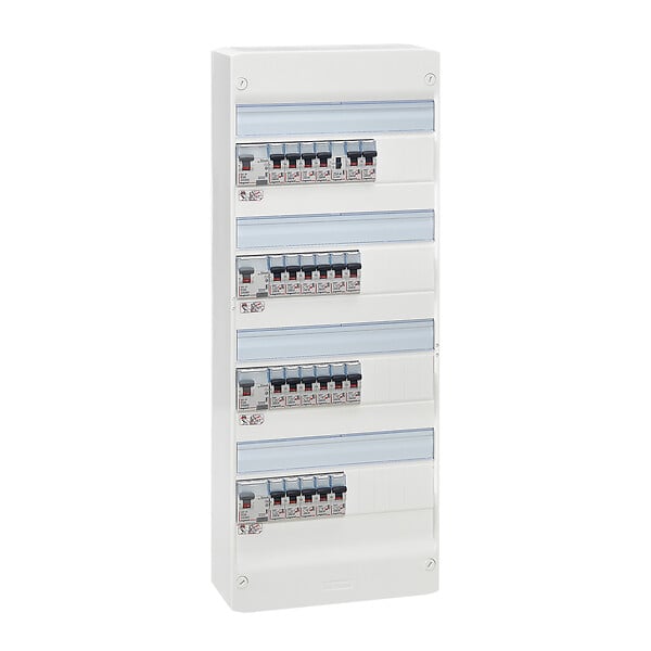 LEGRAND - Tableau électrique précâblé Evolué - 4 rangées - 52 modules - large