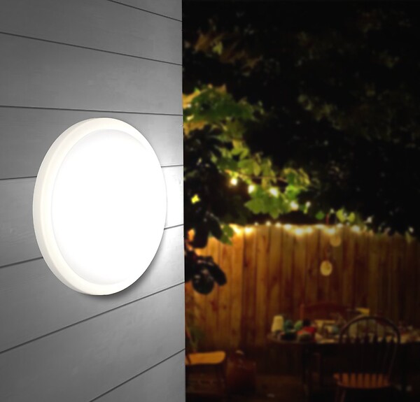 ARLUX - Applique Interieur/exterieur Meribel 18w 1600lm Detecteur De Mouvement Blanc Neutre - large
