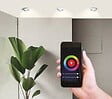 ARLUX - Spot Encastrable Smart Connect Acier Orientable Bbc Gu10 5w Rgb + Blanc Dynamique 380lm - vignette
