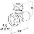NICOLL - Soupape Anti Vide À Visser En Sortie De Siphon Ø 32 Ca32 - vignette