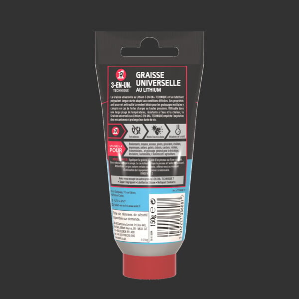 3-EN-UN - Graisse au Lithium tube 150g - large