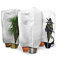 Housses Hivernage Plantes Lot De 3 - 120x180 Cm, Voile Non Tissé, Fermeture éclair Et Cordon De Serrage, Réutilisable