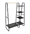 5 FIVE SIMPLY SMART - Meuble Portant à Vêtement avec Etagères H 150 cm - vignette